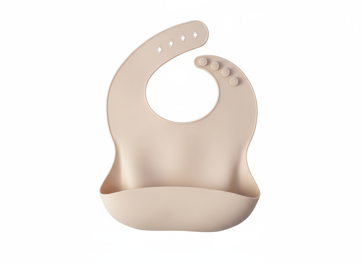 Adjustable Silicon Baby Bib - Waterproof