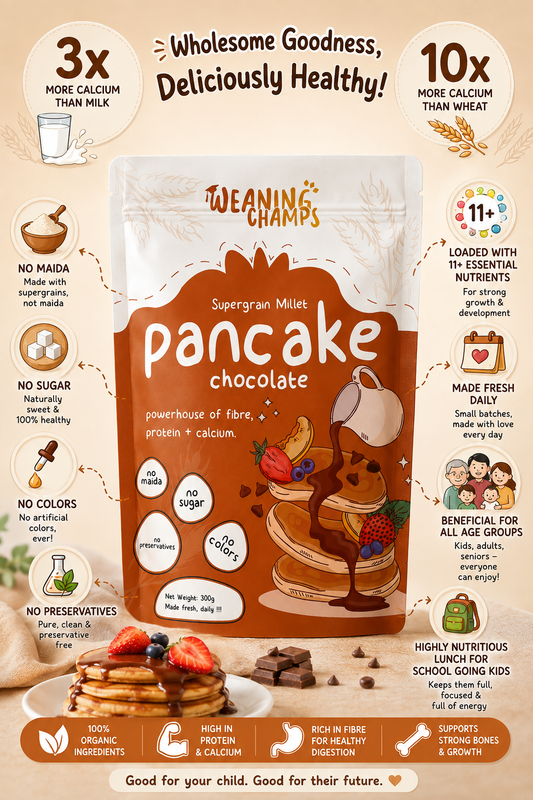 Supergrain Millet Pancake (Chocolate Flavor)