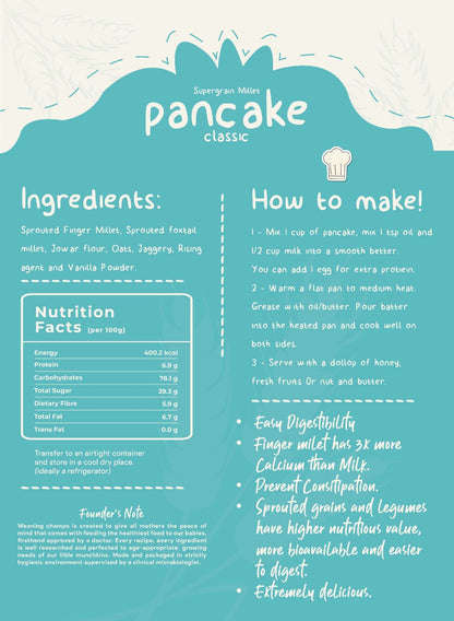 Supergrain Millet Pancake - Classic