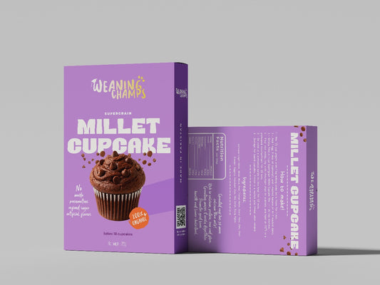 Supergrain Millet Cupcake Mix - 3X More Calcium Than Milk