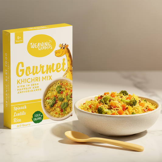 Gourmet Khichri Mix - Organic Baby Meal (6+ Months) | Rich in Iron, Protein & Antioxidants