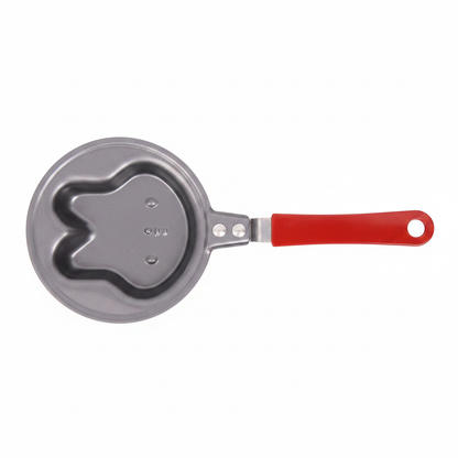 Mini non-stick pancake pan top-down studio shot
