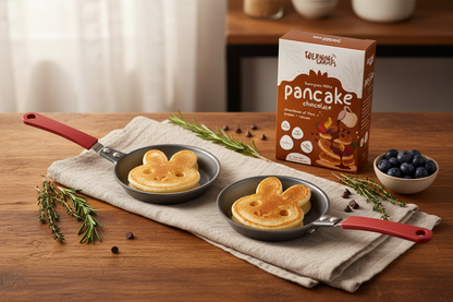 Organic Kitchen Scenic - Pancake Pans with Chocolate Mix
