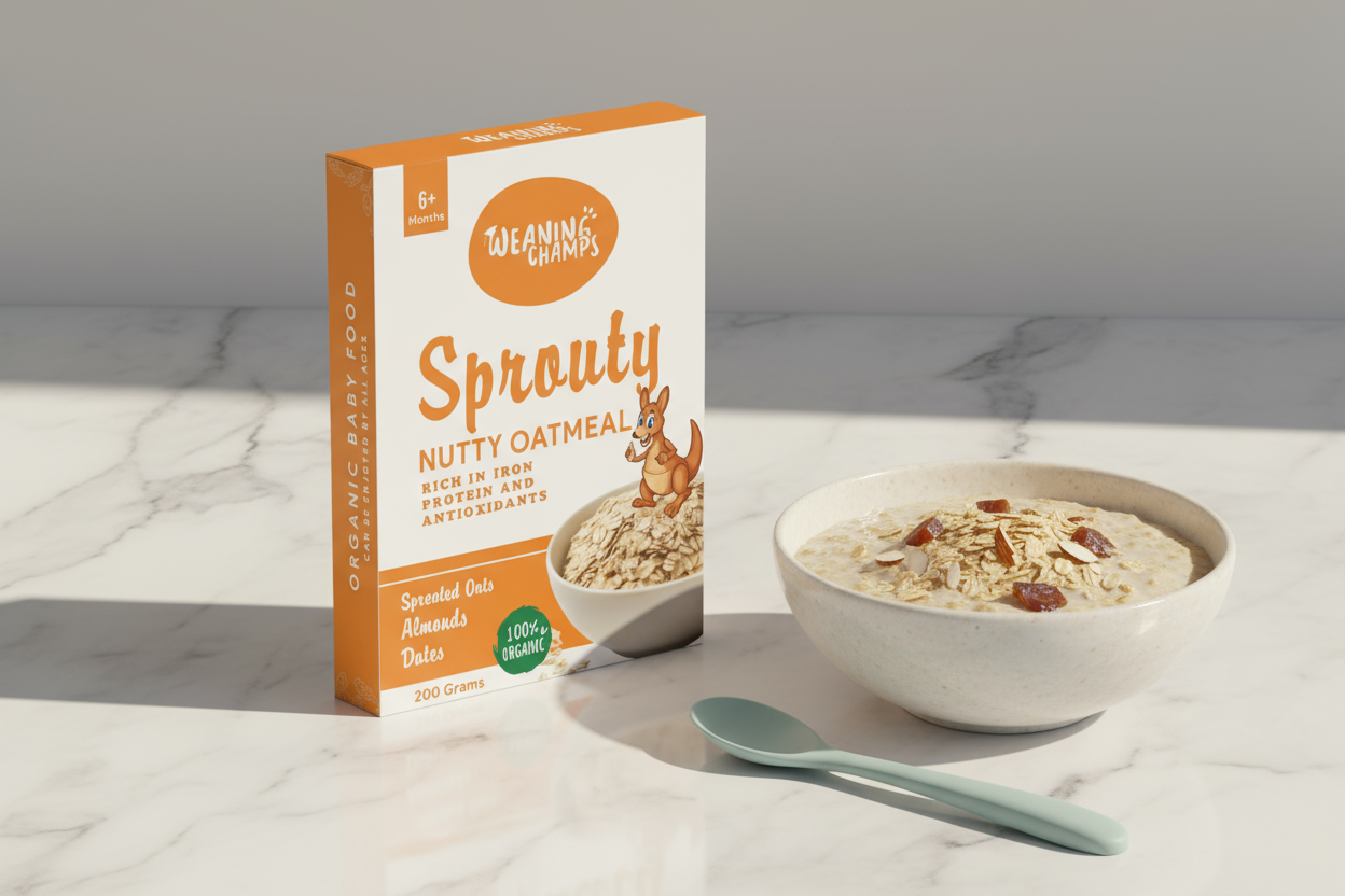 Sprouty Nutty Oatmeal Studio Shot 1